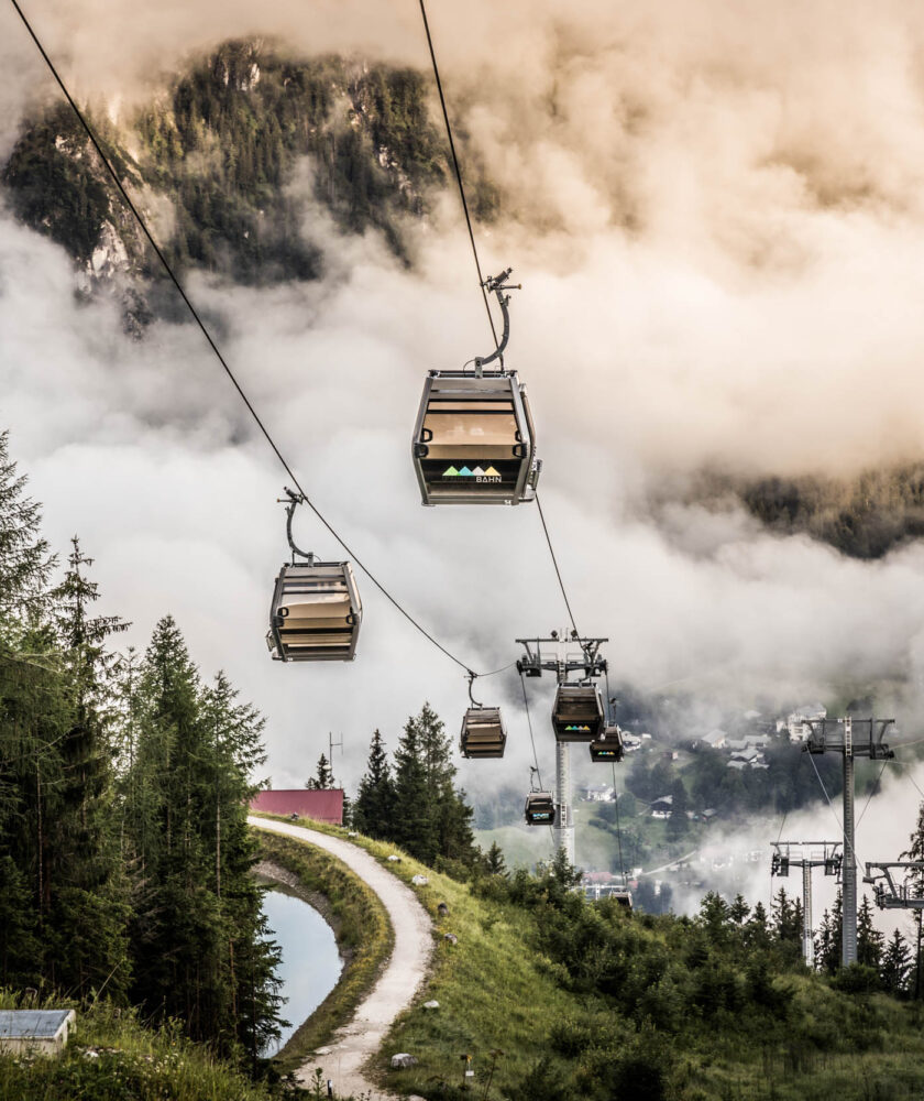Die Jennerbahn im Morgennebel