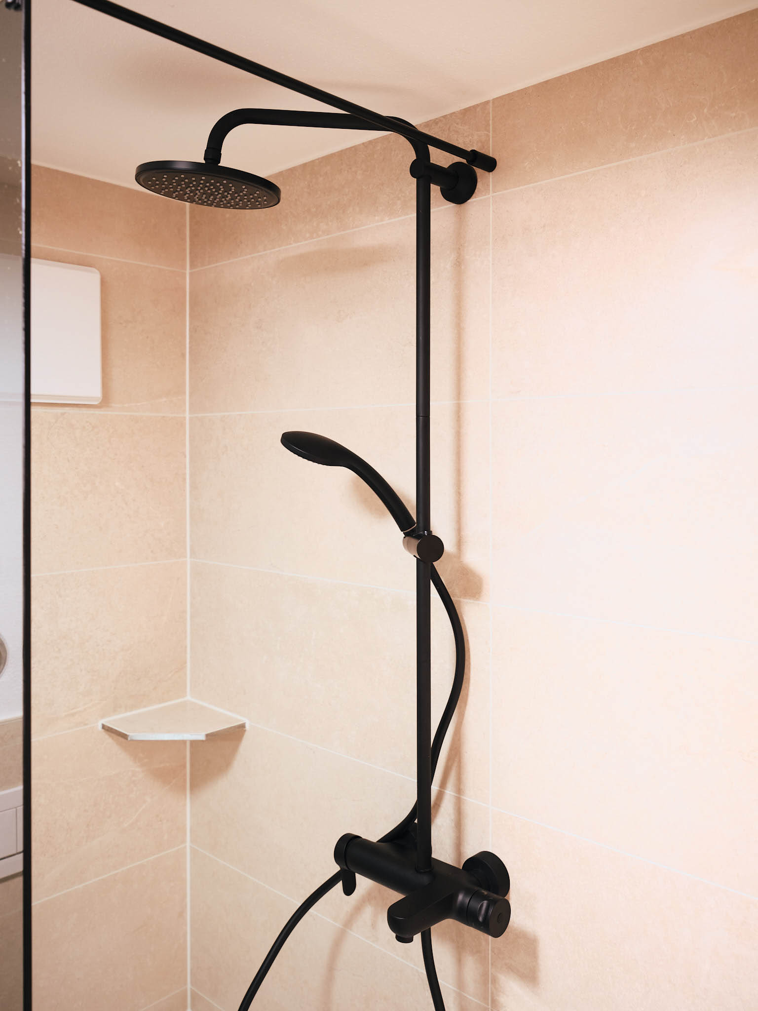Detailaufnahme der Dusche